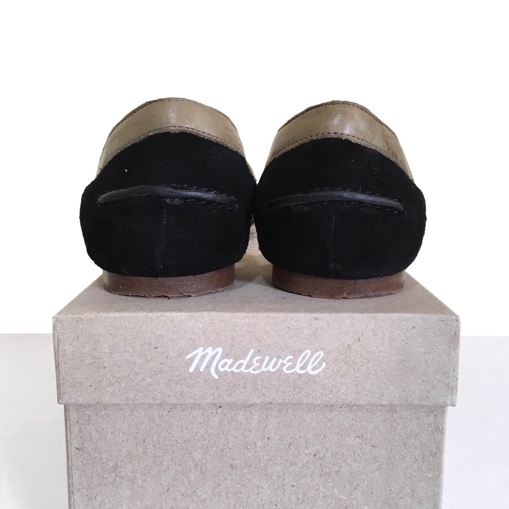 ❤️ Madewell D'Orsay Flats Suede and Olive Leather - Picture 4 of 4